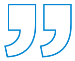 Two large blue quotation marks facing right on a light gray background, evoking the reliability and clarity you expect from a Compensation Calculator.